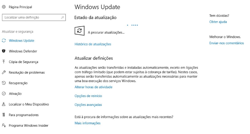 atualizar windows